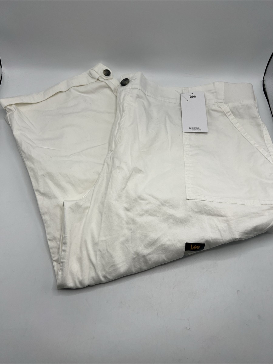 Lee Capri Pants Women's Size 24 White Flex-to-Go Relaxed Fit Capri New with  Tags - Main Image
