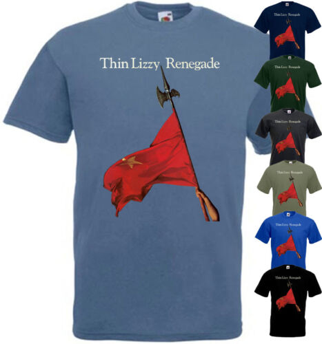 Thin Lizzy - T-shirt Renegade v27 Rock Hard Toutes Couleurs Toutes Tailles S-5XL - Photo 1 sur 17