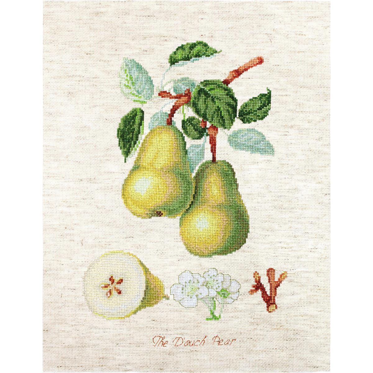 Luca-s counted cross stitch kit ""The Dauch Pearl"" Aida, 17,5x26cm, DIY