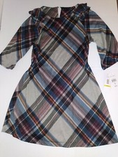 Madison Leigh Plaid Mini Dress Women's Medium NWT originally $60