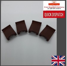 Chocolate Brown Repair Clips for C8043 Conservatory Gutter Bracket (Pack of 4)
