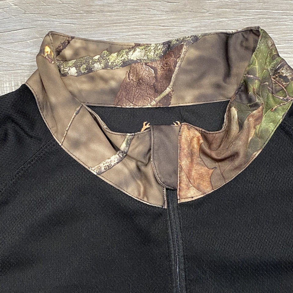 Tallwoods Half zip Camo Long Sleeve Shirt Men's Size 2XL Outdoor Hunt Fish Camp eBay