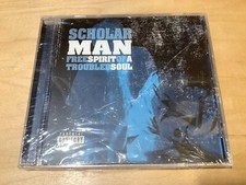SCHOLAR MAN Free Spirit of a Troubled Soul CD 2010 SEALED RARE HIP HOP