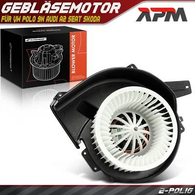 Gebläsemotor Innenraumgebläse 300W für VW Polo 9N 6R Audi A1 8X A2 Seat Skoda - Bild 1 von 4