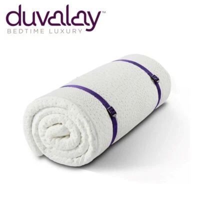 Duvalay Travel Memory Foam Mattress Topper 2.5cm 66cm Caravan Campervan NEW