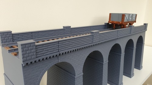 O Gauge 5 Arch Modular Viaduct Kit - Extendable - Picture 11 of 18