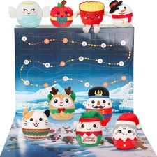 Advent Calendar 2025, 24 Days Surprises Plush Christmas Countdown Calendar Gi...