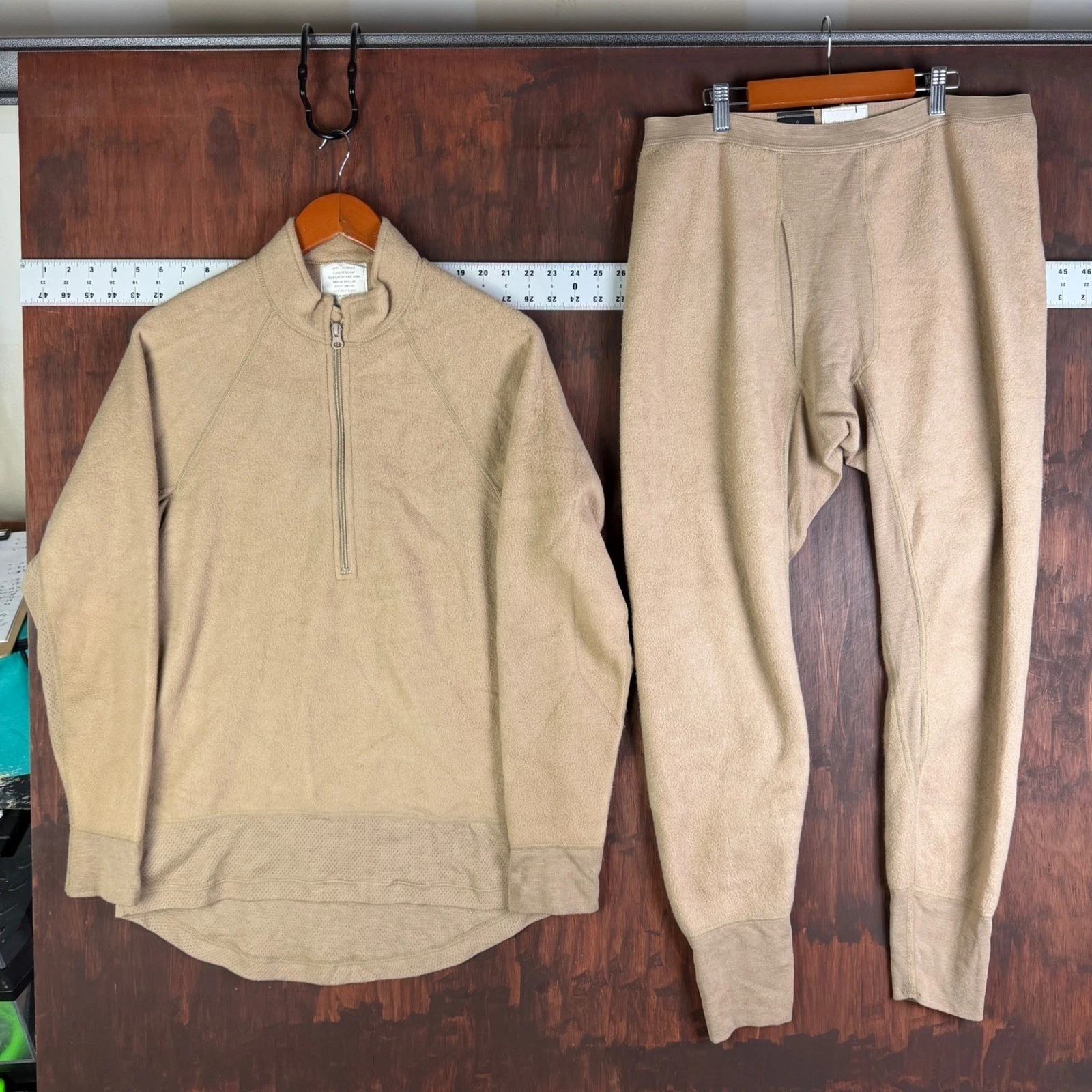 Peckham FREE Military Midweight Flame Resistant Thermal Set Tan Medium Regular