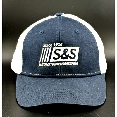 Adult S&S AUTOMATION ENGINEERING Since 1926 CAP Blue White - OSFM - Adjustable