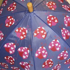 Hatley Kid  s Umbrella Ladybug Garden One Size New RARE