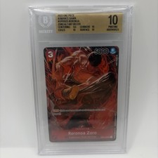 2022 ONE PIECE ROMANCE DAWN OP01-025 RORONOA ZORO BGS 10 PRISTINE