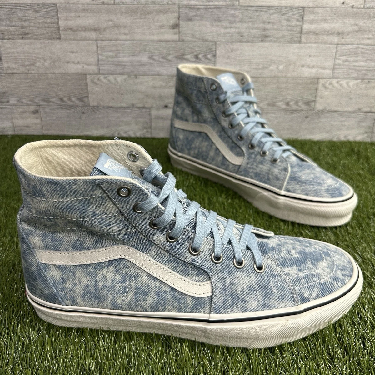 Vans Sk8- Tapered High Denim Destroy - Winter Sky for sale 