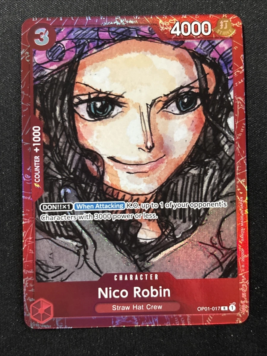 25+ Nico Robin OP01-017 One Piece Promotion Cards for sale