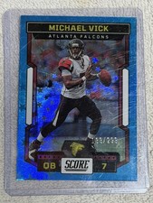 Michael Vick 2023 Panini Score Blue Stars /299 Atlanta Falcons #133