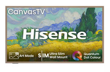 Hisense TV 55 Inch 55S7NQTUK Smart 4K HDR QLED Canvas Freely TV