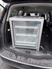 Display Freezer 90L Glass Door Ice Cream Frozen Under And Counter Top Polar G...