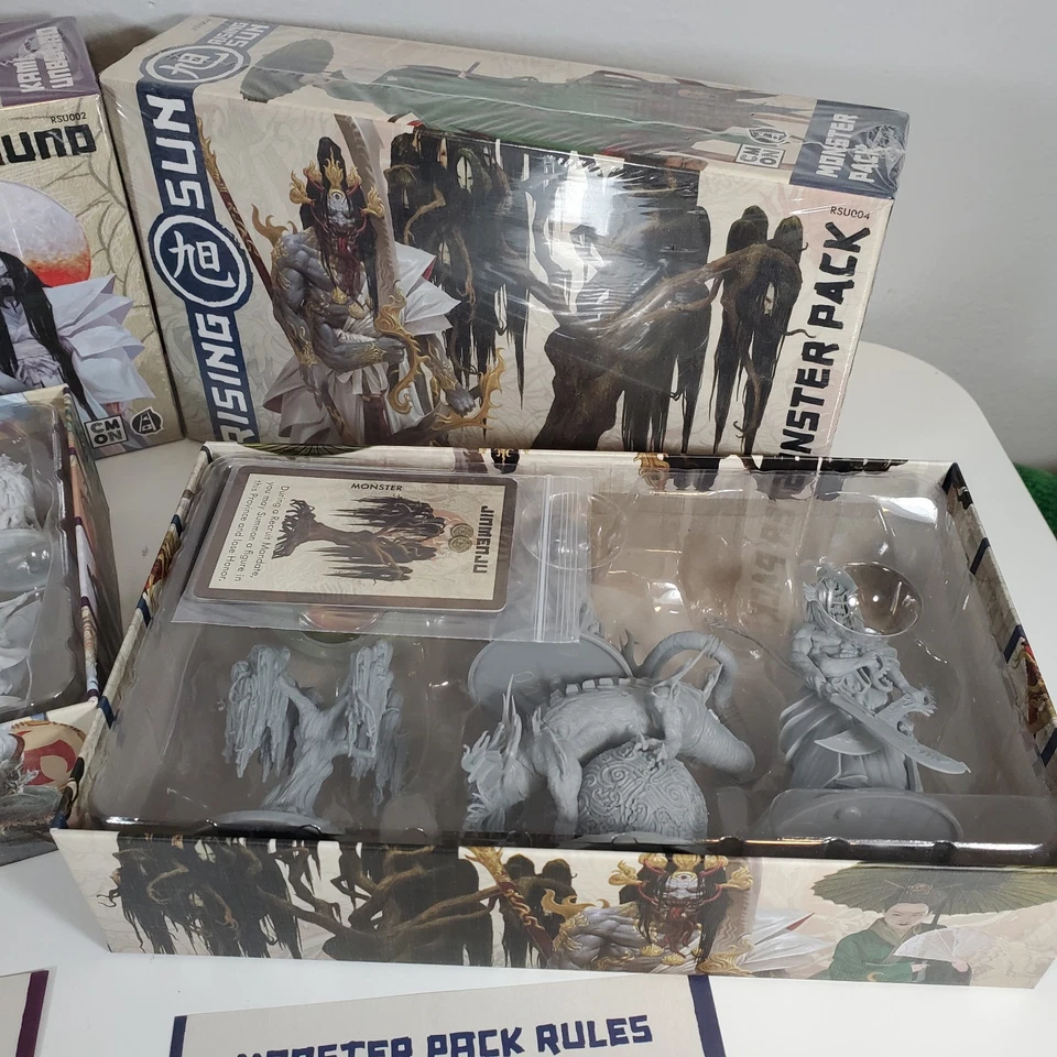 Rising Sun Kami Unbound & Monster Packs Expansions CMON Board Game Unplayed - Image 4 of 4