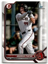 2022 Bowman Draft #BD-138 Andrew Pintar Arizona Diamondbacks