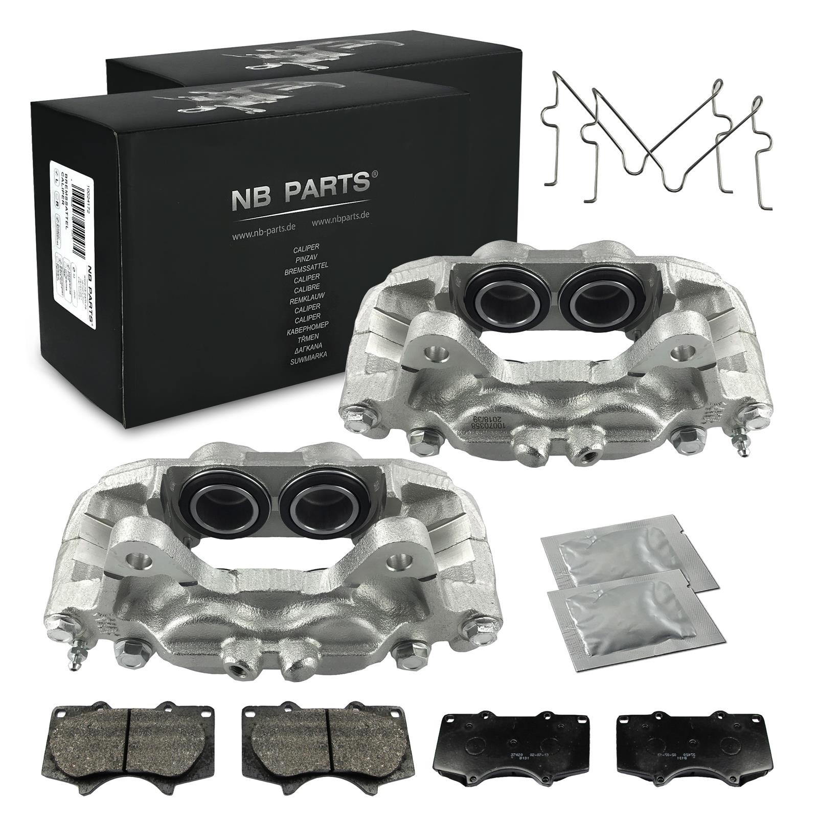 Brake Calipers 48Mm Brake Pads Front For Toyota Land Cruiser Prado J15