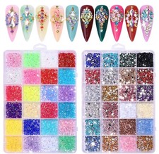 3500pcs Extra Shiny Resin Diamond Accessories Finger Nail Bulk Diamond Nail Art