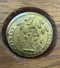 CONFEDERATE CIVIL WAR SOUTH CAROLINA  COAT BUTTON  (VAN WART SON & CO.)