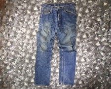 Vintage Levis 501 Straight Leg Button Fly Made In USA Size 34x34 Distressed