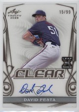 2023 Leaf Trinity Clear Auto Bronze 15/99 David Festa #CA-DF1 Auto 19rf