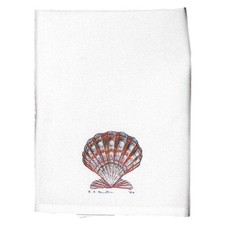 Betsy Drake Scallop Shell Guest Towel
