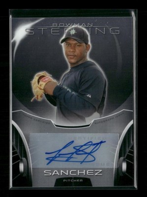 2013 Bowman Sterling #BSAP-VS Victor Sanchez Prospect Autographs Auto
