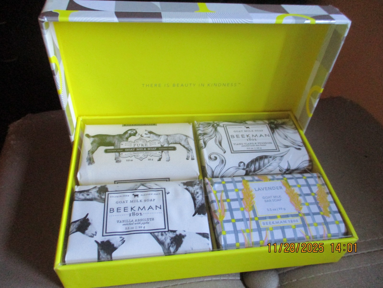 BEEKMAN 1802 GOAT MILK BODYCARE 4 COLLECTION ASST SOAPS NIB