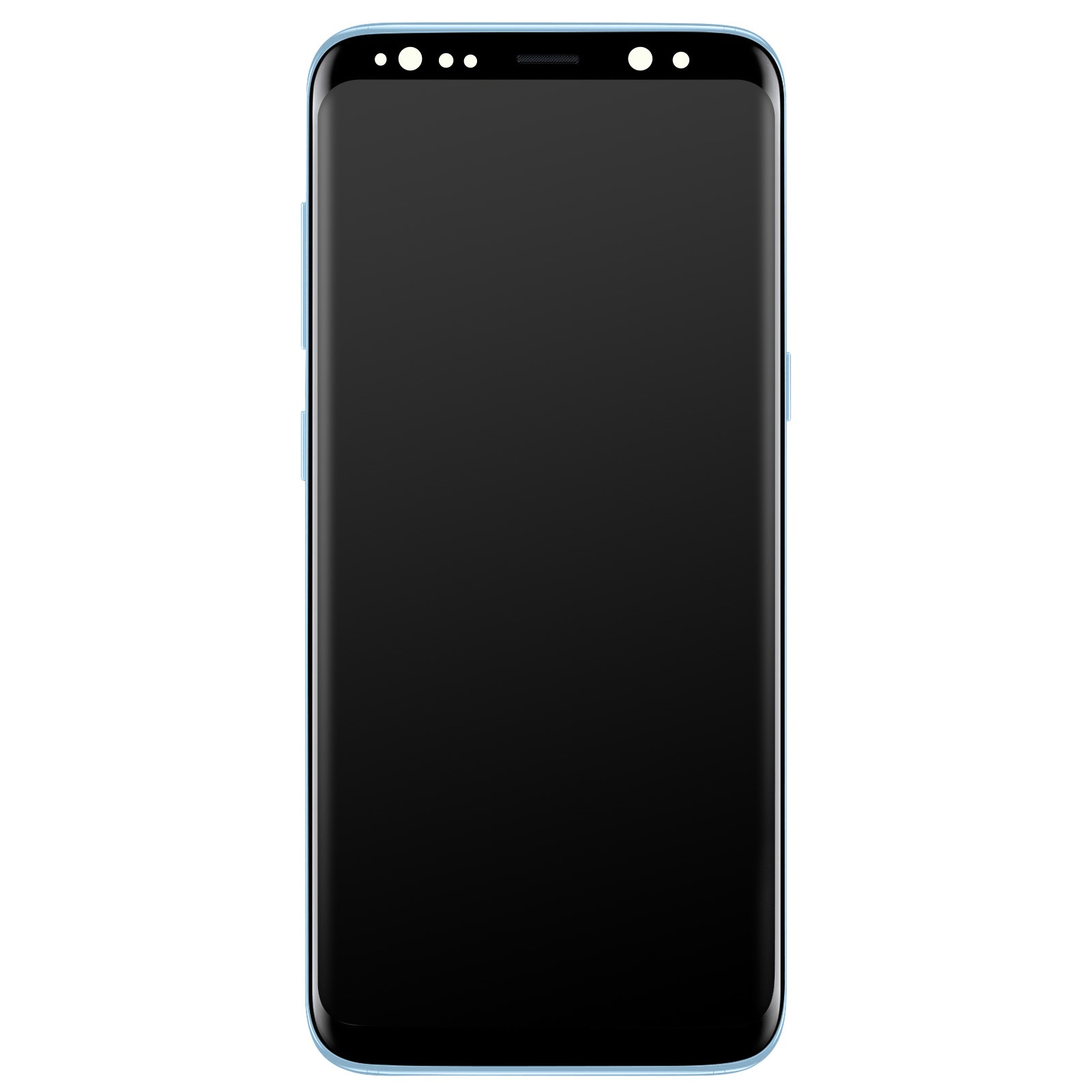 Écran de remplacement pour Galaxy S8 avec vitre prémontée bleu