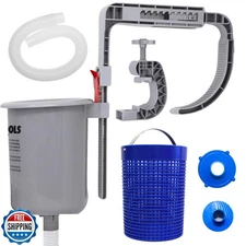 SWIMLINE HYDROTOOLS Wall Mounted Hanging Above Ground Pool Surface Skimmer Ki