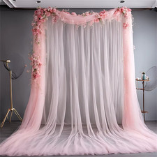 2/5/10 Meter Wedding Tulle Curtain Sheer Backdrop Birthday / Wedding Decoration