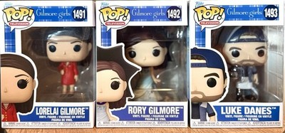 GILMORE GIRLS 25th Anniversary Funko Pop TV FULL SET of 4 SOLD OUT w/PROTECTORS