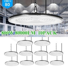 10 Pack 800W Led UFO High Bay Light 800 Watts Commercial Factory Warehouse Light