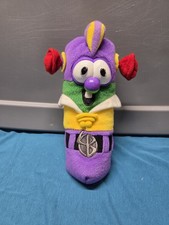 VTG CR Gibson Larry Boy Cucumber Beanie Plush Veggie Tales Stuffed Toy 9  