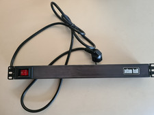 Adam Hall 19 Zoll Steckdosenleiste 1HE 8-fach...