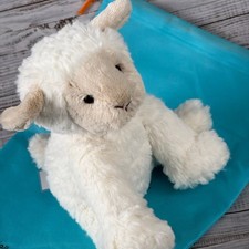 JELLYCAT Fuddlewuddle Lamb Medium White Sheep Plush Stuffed Animal Toy 9"