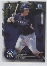 2016 Bowman Chrome Prospects Donny Sands #BCP173 2j8