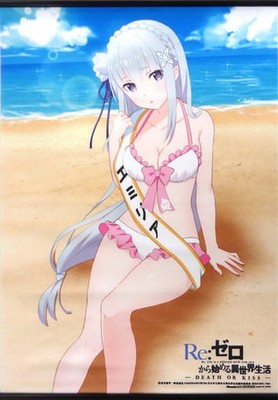 Re:Zero Emilia B2 Tapestry 51 x 72 inches WonderGOO Bonus