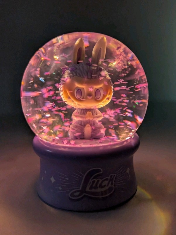 POPMART, Big Into Energy, Labubu Snow Globe, Luck, Authentic, Beautiful!