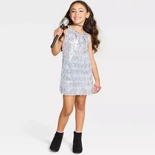 Girls Hyde & Eek SPARKLING PERFORMER Costume Size M L Microphone Pop Star NWT