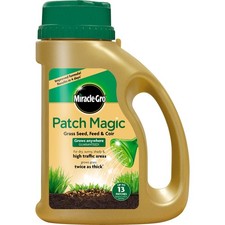Miracle Gro Patch Magic Grass Seed Feed and Coir 1015 g Green 13.64 per kilo