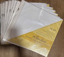 8 packages of the Paper Studio 12x12 Memory Album Refill Pages