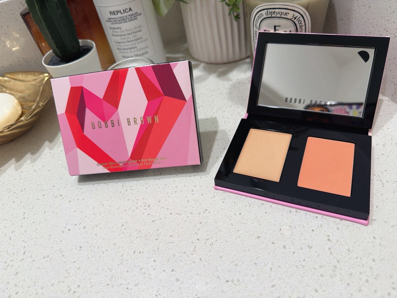 +pot Rouge Duo  Peach Glow Duo Nib