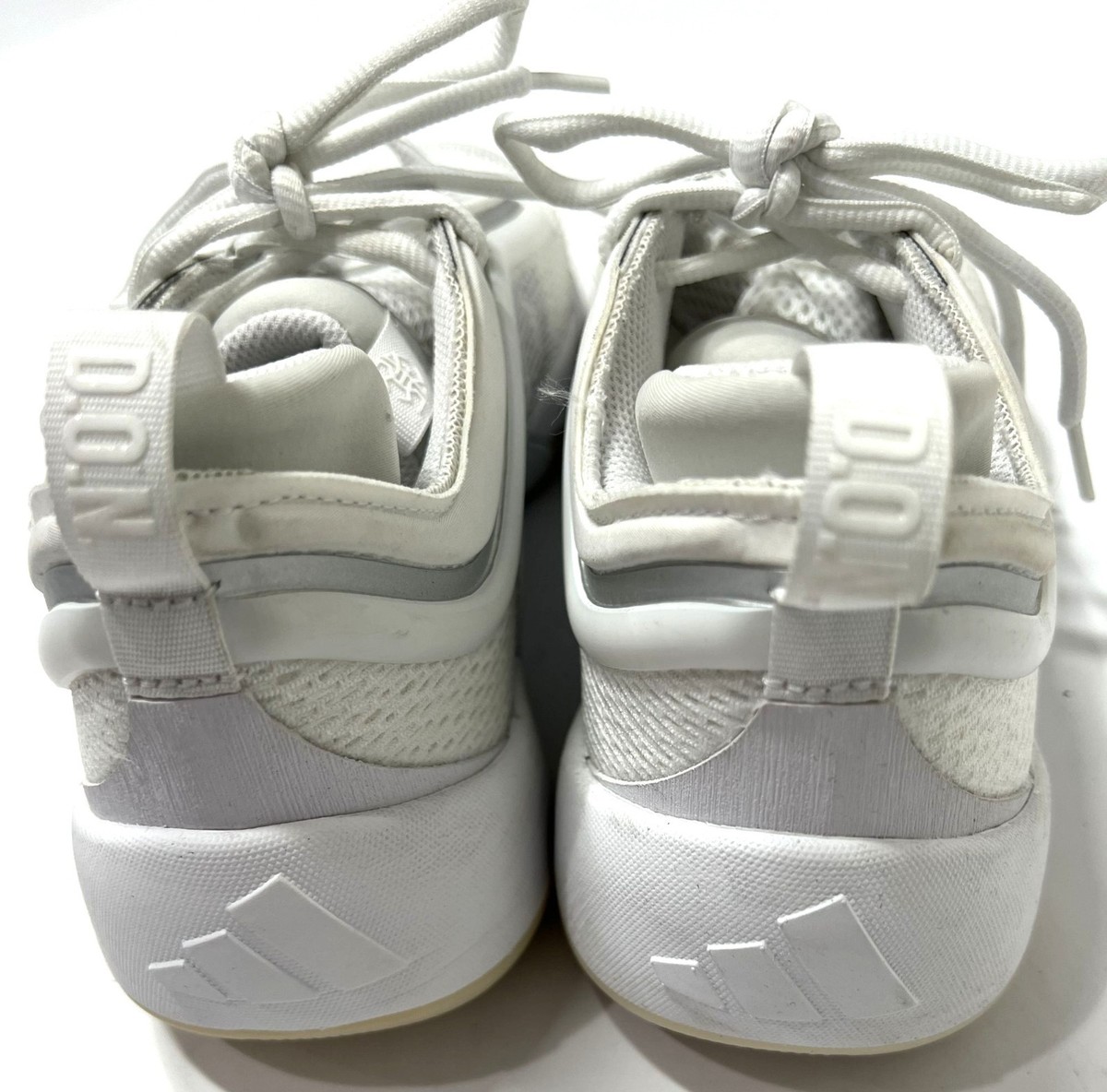 Adidas D.O.N Issue #6 Sneakers in Triple White | eBay