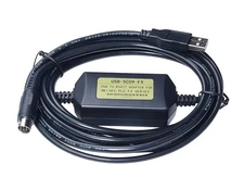 USB Programming Cable for Mitsubishi FX3U FX2N FX1N FX3U PLC Shihlin AX Series