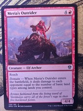 Meria's Outrider 138 Common Dominaria United Magic: The Gathering Near Mint