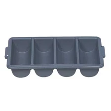 Rubbermaid Commercial Fg336200gray Cutlery Bin, 4 Compartment