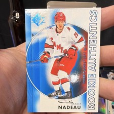 Upper Deck 2024-25 SP Rookie Authentics #125 Bradly Nadeau Hurricanes